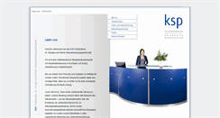 Desktop Screenshot of ksp-steuerberatung.de