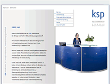 Tablet Screenshot of ksp-steuerberatung.de
